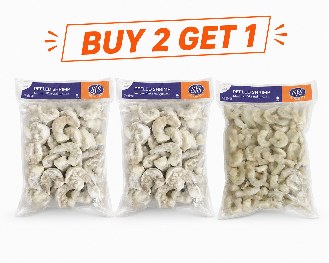 Buy 2 super jumpo 400 g get 1 small 400g