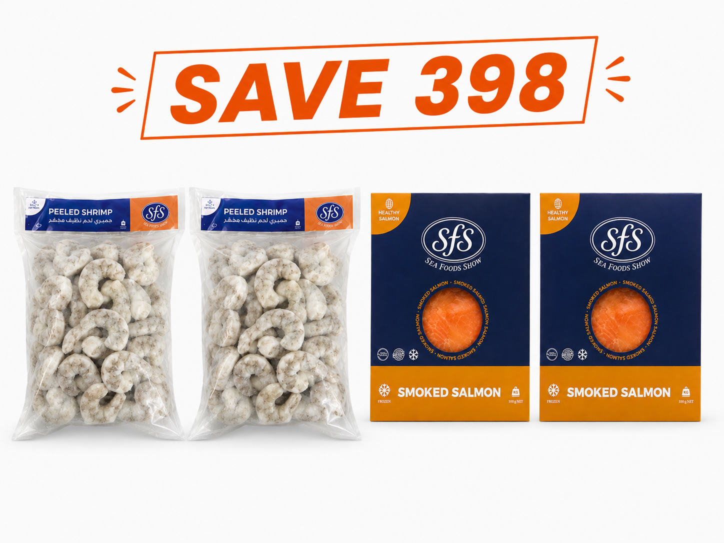 Luxury shrimp & Smoked Gourmet Combo
