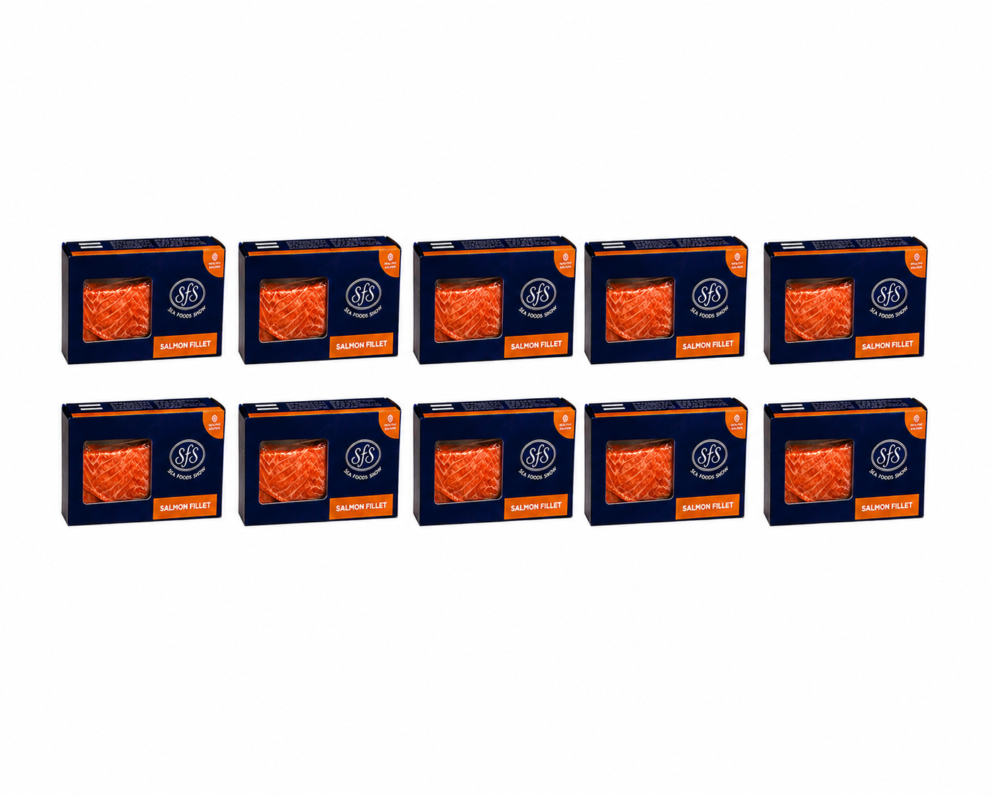 10 salmon fillet portions 200g