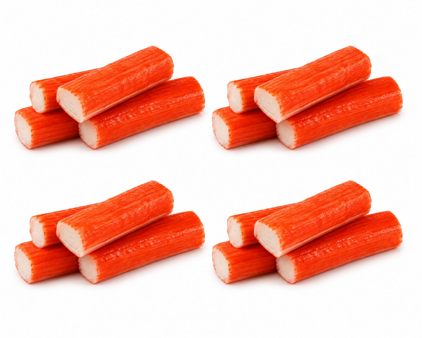4 Packs Crab Sticks (45% Surimi) - Value Sushi Pack 250g each