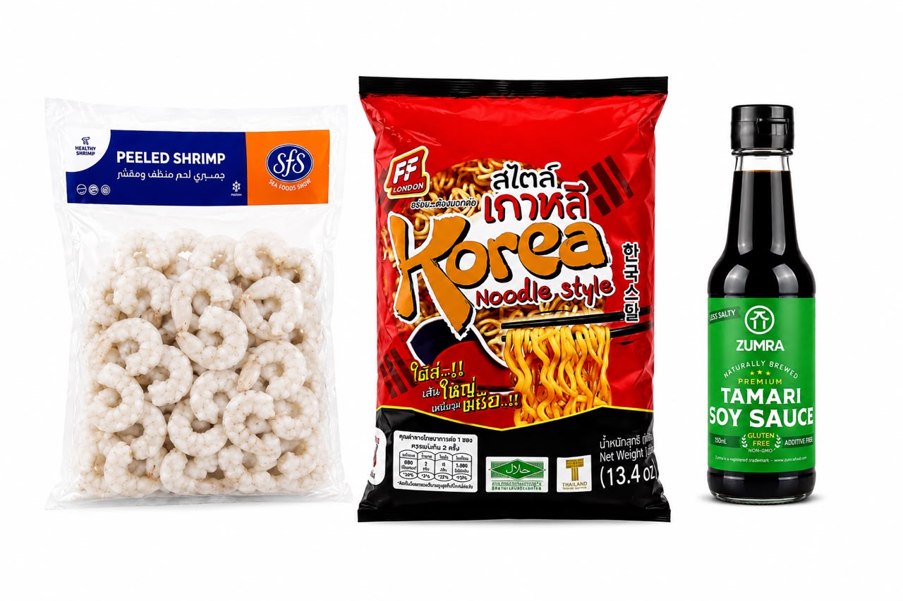 Shrimp ramen bundle